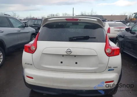 2014 Nissan Juke Sl из США, поврежденный, VIN JN8AF5MV3ET363490